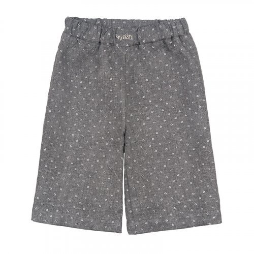 Gray Gaucho with Gray Strass