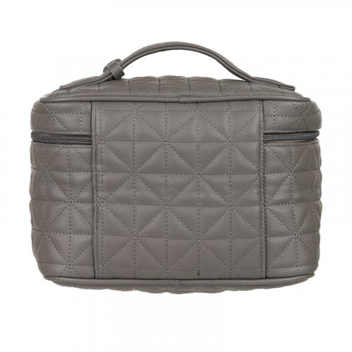 Gray Quilted Beautycase_9227