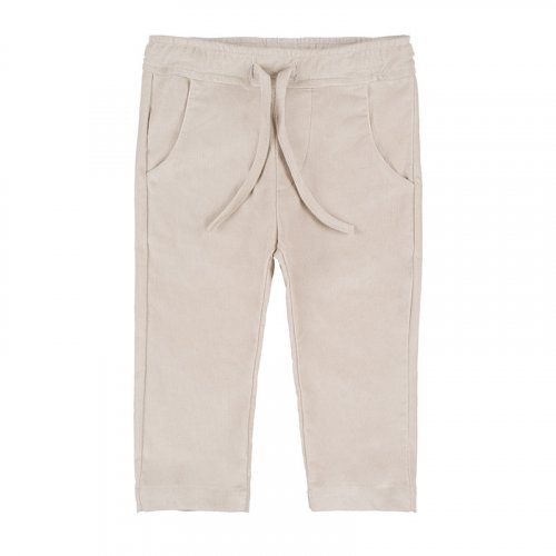 Gray Trousers With Drawstring