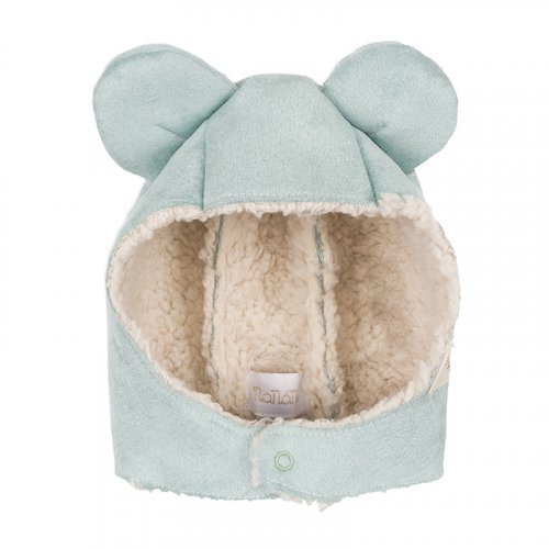 Green Eco Sheepskin Hat
