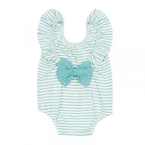 Green One-Piece Swimsuit_5198