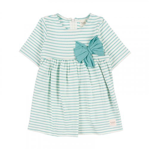 Green Striped Dress