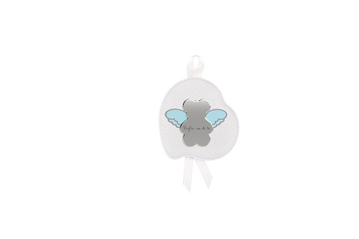 Heart Shaped Cradle Medallion - Lightblue_5502