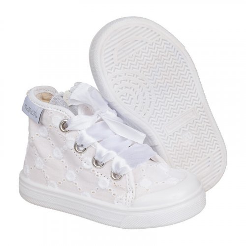 High sneakers in broderie anglaise_12620