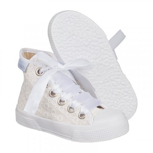 High sneakers in broderie anglaise_12612