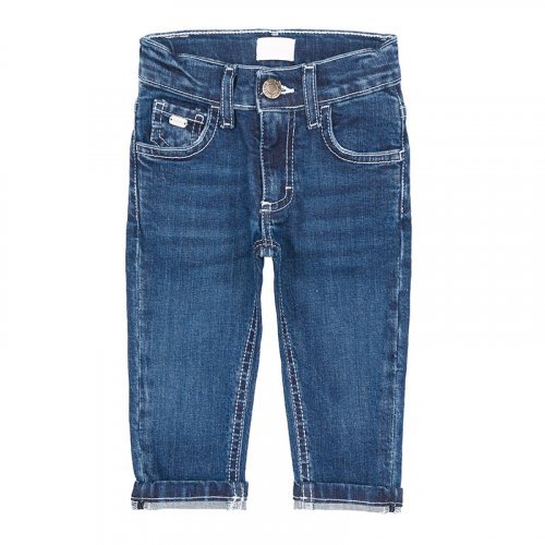 Jeans en denim bleu_7378