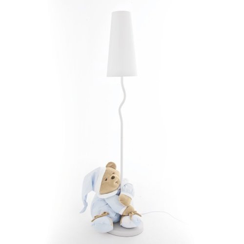 Lampe de sol Puccio bleue