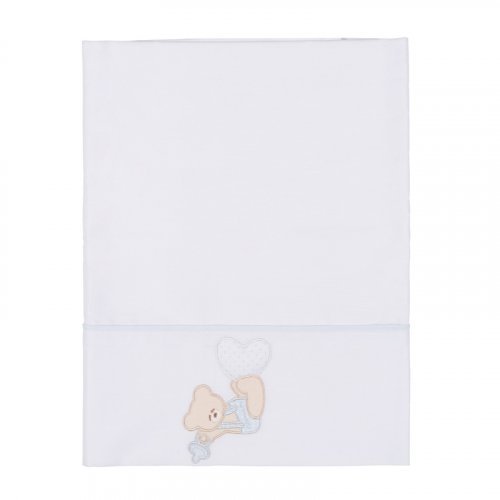 Ensemble de draps de lit pour lit de bébé 3 pièces Bleu