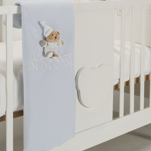 Light blue Baby Carriage Dadini Blanket_8933