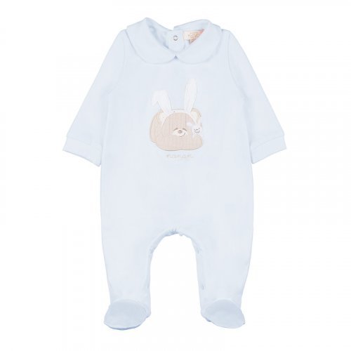 Light-blue Babygro with Teddy_5414