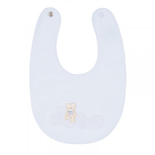 Light-blue Bib with Dice_4206