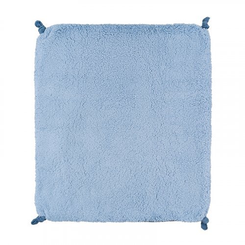 Light Blue Blanket with Writing_1149