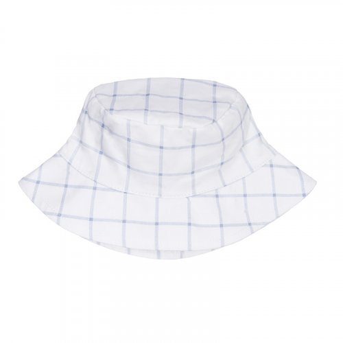 Light Blue Check Hat_4635