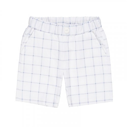 Light Blue Check Short_4591