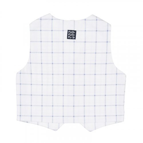 Light Blue Check Vest_4562