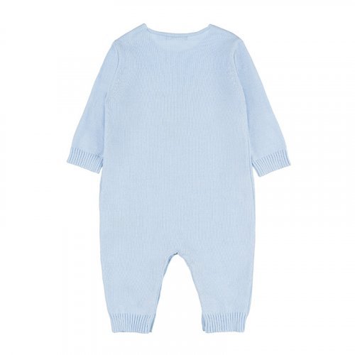 Light-blue Knitted Babygro with Teddy_4296