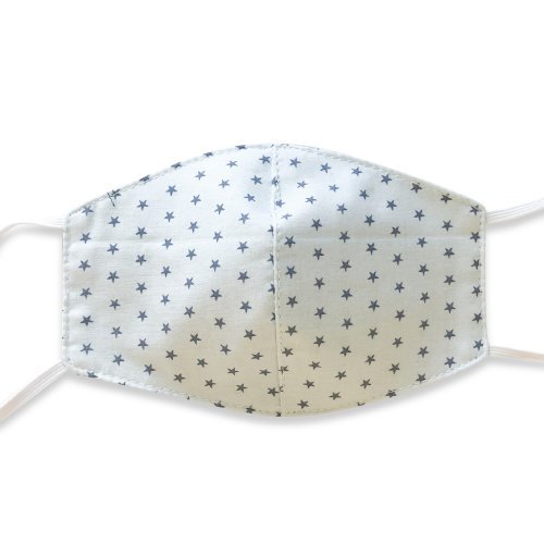 Light blue Mask for baby with stars_1812