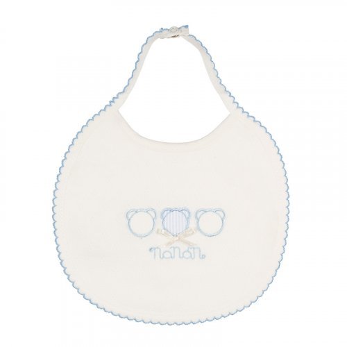 Light blue organic bib