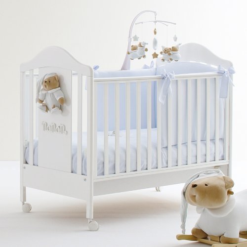 Light Blue Puccio Baby Bed