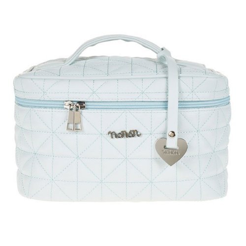Light blue Quilted Beautycase