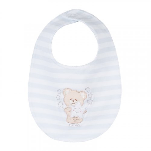 Light Blue Striped Bib