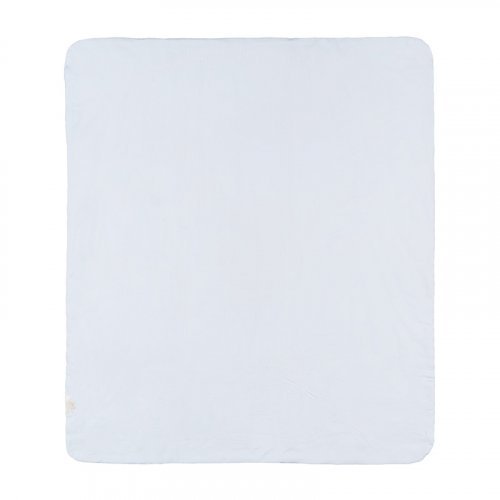 Light Blue Striped Blanket