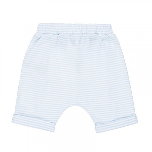 Light-blue Striped Shorts_4261