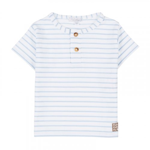 Light-Blue Striped T-shirt