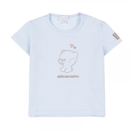 Light-blue T-shirt with Teddy_4256