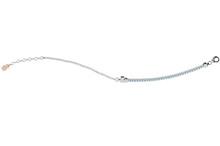 Light Blue Tennis Bracelet Arg 925_2474