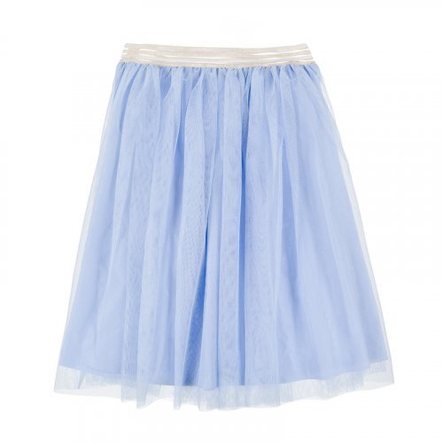 Light Blue Tulle Skirt_4720