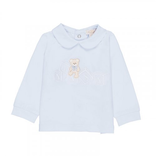 Light-blue Two-piece Babygro with Dice_4164