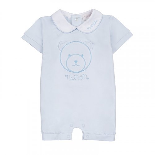 Lightblue Romper With Collar_8740