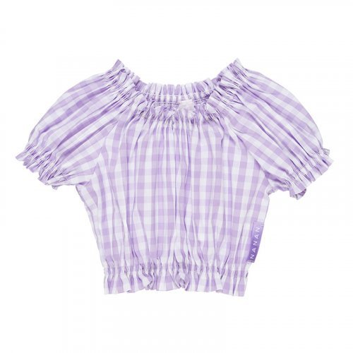 Lilac Checked Blouse_4746