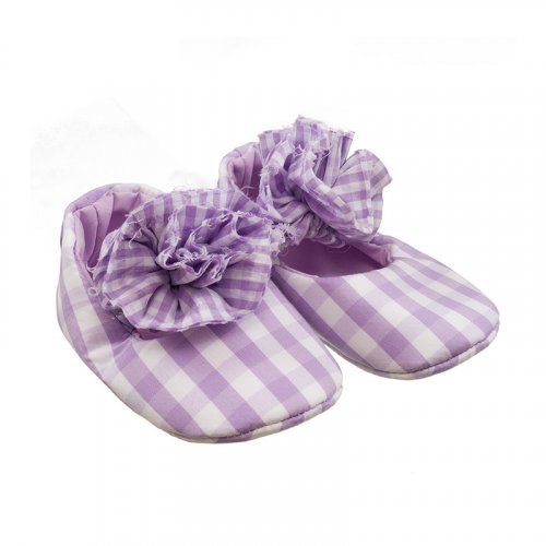 Lilac Checked Shoes_5031
