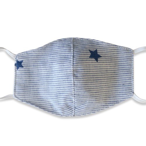 Mask for baby with stripes and stars