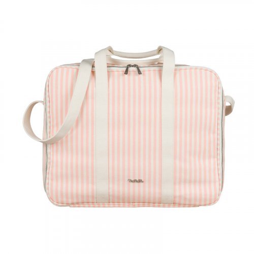 Momm bag in pink canvas_9207