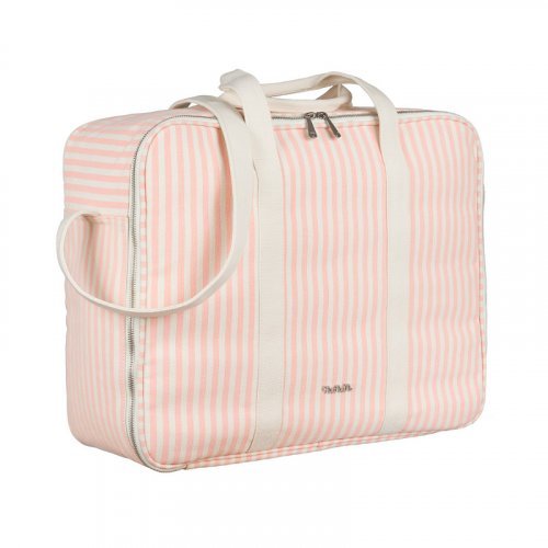 Momm bag in pink canvas_9209
