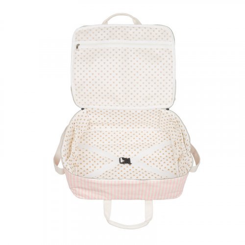 Momm bag in pink canvas_9210