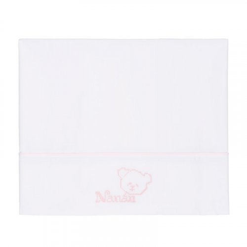 Set lenzuola con orsetto rosa