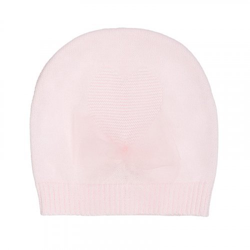 Mütze mit rosa Herz