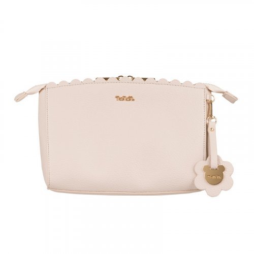 Beige Handtasche