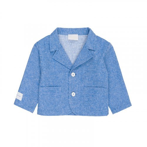 Blaue Jacke