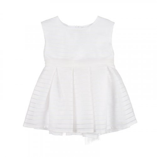 Kleid mit weißer Scherpe