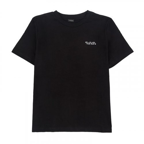 T-Shirt mit kurzen Ärmeln in Schwarz