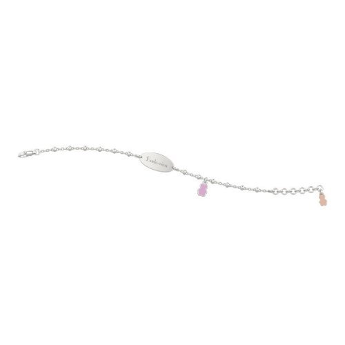 Armband mit Namensschild BimBo Silber 925