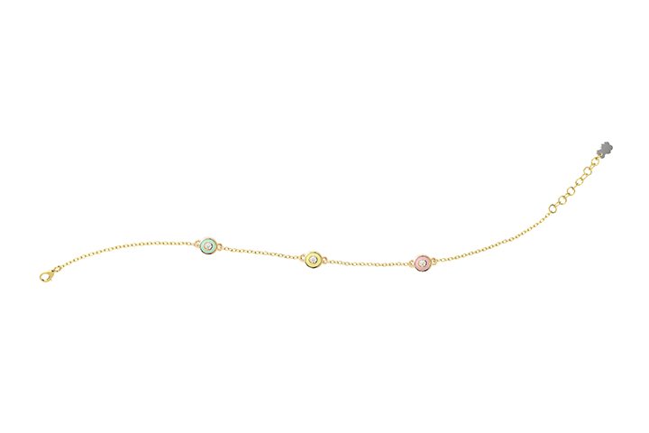 Armband Charms Farben Silber_9284