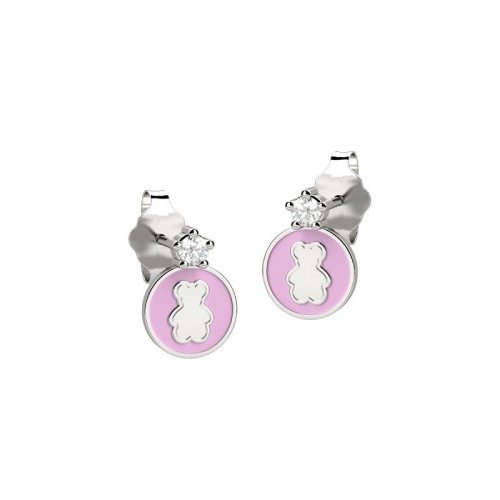 Boucle d'oreille Ours en argent 925