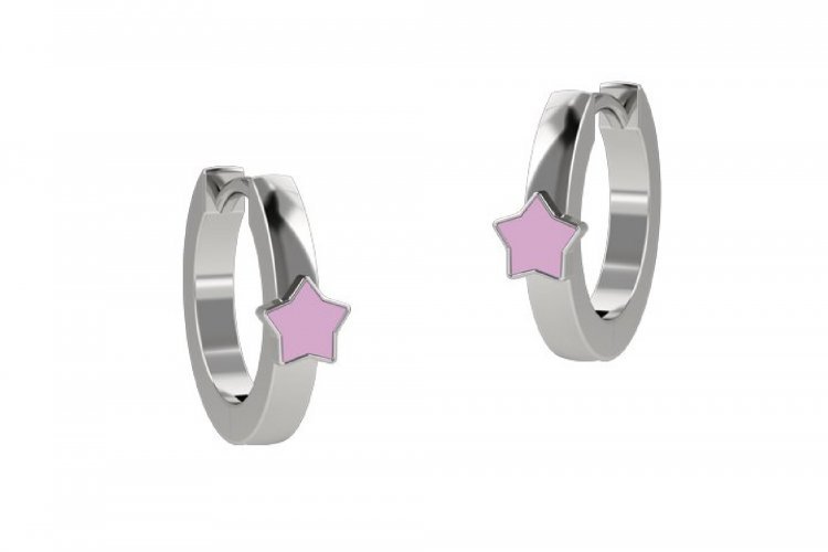 Circle Earring with Star_2259