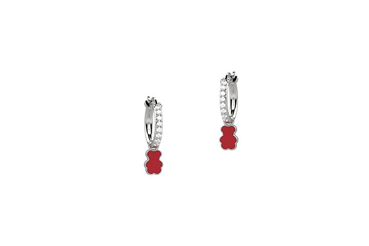 Boucle d'oreille Cercle Zircone Argent 925